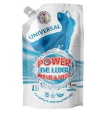 Набір побутової хімії Power De Luxe Гель для прання Універсальний 1000 г + Pro Wash Рідке крем-мило Молоко та мед 460 г (4262396147950)