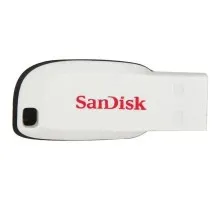 USB флеш накопичувач SanDisk 16GB Cruzer Blade White USB 2.0 (SDCZ50C-016G-B35W)