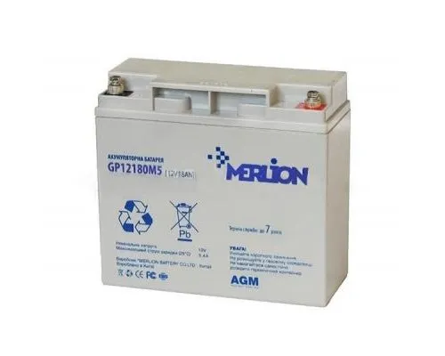 Батарея до ДБЖ Merlion 12V-18Ah (GP1218M5/ GP12180M5)