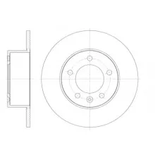 Гальмівний диск REMSA 61412.00