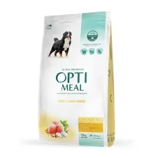 Сухий корм для собак Optimeal для великих порід зі смаком курки 12 кг (4820083905544)