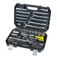 Набір інструментів Sigma насадок торцевих та біт 1/4", 1/2" 82шт CrV mid (6001551)