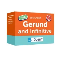 Навчальний набір English Student Картки для вивчення англійських слів Gerund and Infinitive vol.1 (укр.) (591225993)