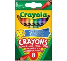 Олівці кольорові Crayola воскові, 8 шт (52-3008)