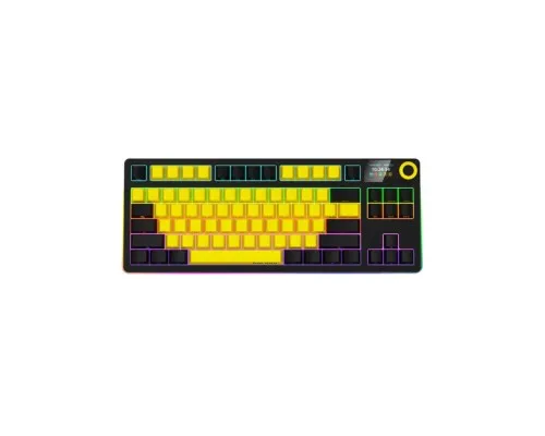 Клавіатура Lorgar KBP70TKLW Wireless TKL Mechanical Pro UA Black/Yellow (LRG-KBP70TKLW-YL-US)