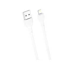 Дата кабель USB 2.0 AM to Lightning 2.0m 2.1A white XO (CB-200UL)