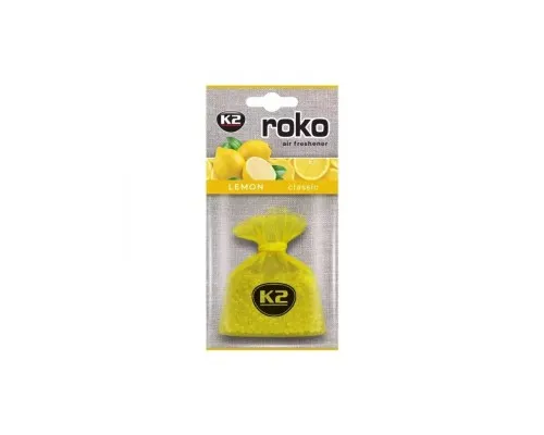 Ароматизатор для автомобіля K2 ROKO Lemon 20г (V825)