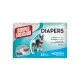 Підгузки для тварин Simple Solution Disposable Diapers Medium для собак середніх порід 12 шт (0010279105849)