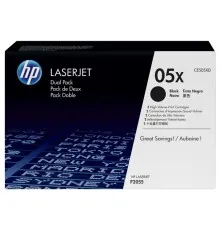 Картридж HP LJ  05XD P2055d/2055dn (2шт*CE505X) (CE505XD)