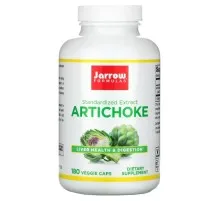 Трави Jarrow Formulas Артишок, Artichoke, 180 вегетаріанських капсул (JRW14062)