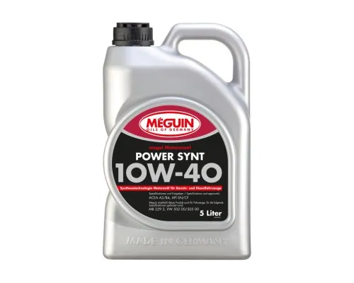 Моторна олива Meguin POWER SYNT SAE 10W-40 5л (4800)