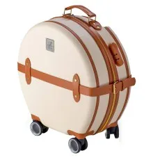 Валіза Semi Line 20" (S) Ecru/Brown (T5670-2) (DAS302666)