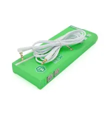 Кабель мультимедійний 3.5mm M to 3.5mm M 2.0m white iKAKU (YT-AUXGJ(M)/(M)-KSC-522-W)