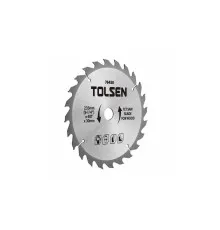 Диск пильний Tolsen з ТВС напайками по дереву 160х40Т*20мм (76426)