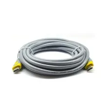 Кабель мультимедійний HDMI M to HDMI M 20.0m V2.0 gray V-LINK (YT-HDMI(M)/(M)HSV2.0-20m/16189)