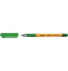 Ручка кулькова Stanger Fine point 0,7 мм, з грипом, зелена, 10 шт (M 0.7-18000300058)