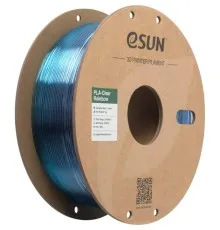 Пластик для 3D-принтера eSUN PLA Clear Rainbow 1,75mm 1kg PURPLE BLUE CYAN (PLA-CLRB175RB-ZUCY1P1)