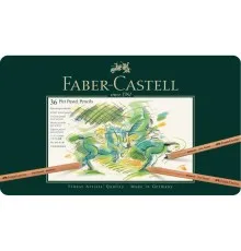 Пастель Faber-Castell PITT PASTEL 36 кольорів в металевій коробці, 112136 (15432)