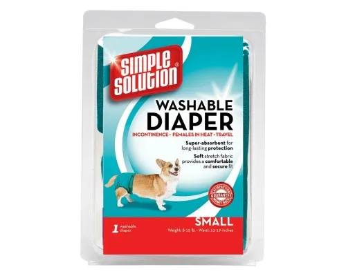 Гігієнічні труси для собак Simple Solution Washable Diaper Small багаторазового використання 1 шт (0010279105924)