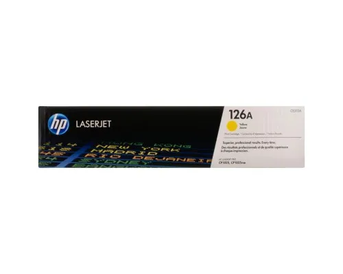 Картридж HP CLJ  126A Yellow, для CP1025 (CE312A)