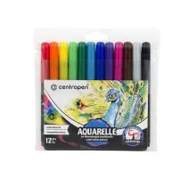 Фломастери Centropen акварельні 12 шт Асорті (8683/12)