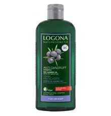 Шампунь Logona для сухої шкіри голови проти лупи Ялівець 250 мл (4017645036840)