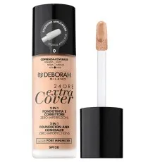 Тональна основа Deborah 24Ore Extra Cover SPF20 0 30 мл (8009518333909)