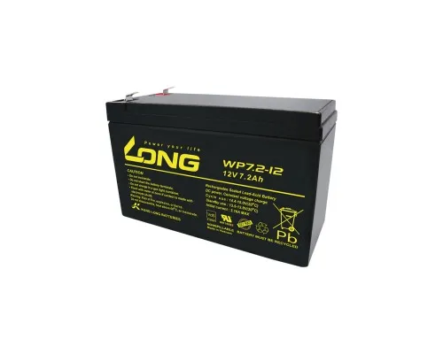 Батарея до ДБЖ Long 12В 7.2 Ач (WP7.2-12) (WP7.2-12A)