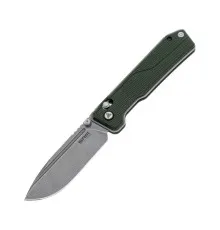 Ніж SRM Rubik 7228B 14C28N, Green Micarta, Stonewash (7228B-MG)