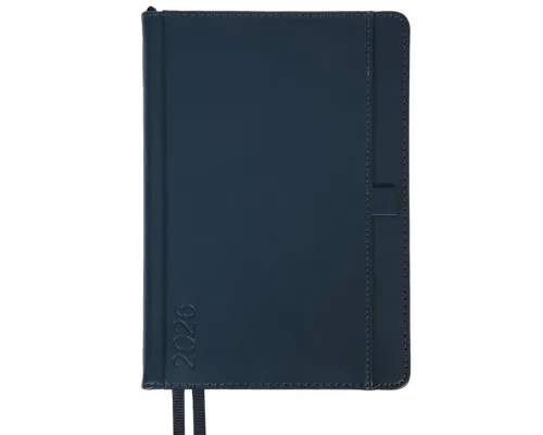 Тижневик Leo planner А5 датований 2026 "Legacy", твердий, синій, 368 сторінок (252648)