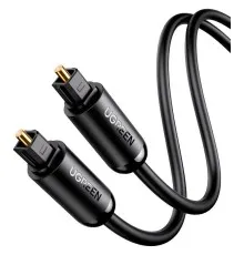 Кабель мультимедійний Optical Toslink 1.5m AV122 black Ugreen (70891)