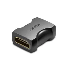 Перехідник HDMI F to HDMI F black Vention (AIRB0)