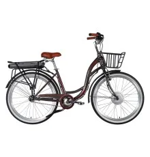 Електровелосипед Dorozhnik 26" eAQUAMARINE BH рама-17" 36B 13А*г 500Вт 2026 сірий (ELB-D-26-316)
