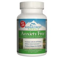 Вітамінно-мінеральний комплекс Ridgecrest Herbals Комплекс для Зниження Стресу, Anxiety Free, RidgeCrest Herba (RDH-00320)