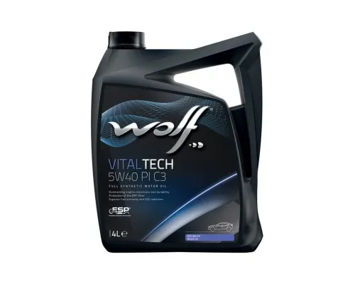 Моторна олива Wolf VITALTECH 5W40 PI C3 4л (8302916)