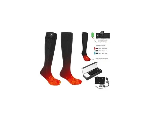 Шкарпетки з підігрівом 2E Race Plus Black XL (2E-HSRCPXL-BK)