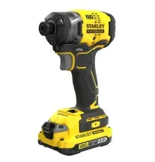 Гайковерт Stanley FatMax, 18V, 2x2Ah, 190Нм, 2900об/хв, 3800уд/хв (SFMCF820D2K)