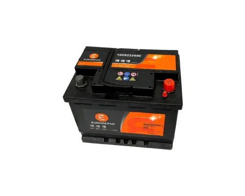 Акумулятор автомобільний EUROREPAR 60Ah 540A R+ (1609232680)