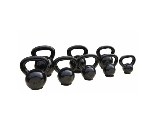 Гиря Toorx 12 кг з гумовою підставкою Black (KGV-12) (931120)