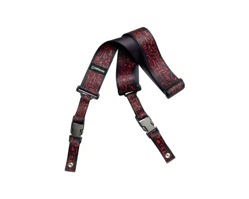 Ремінь для гітари DiMarzio Steve Vai ClipLock Art Strap Black (DD2243)