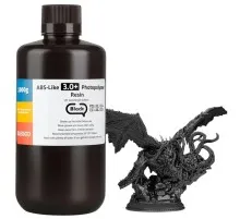 Фотополімерна смола ELEGOO Resin, ABS-like 3.0 plus 1кг, black (50.103.0218)
