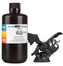 Фотополімерна смола ELEGOO Resin, ABS-like 3.0 plus 1кг, black (50.103.0218)