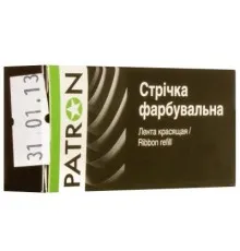 Стрічка до принтерів Patron 13мм х 7м Black (к) (PN-12.7-7SB)