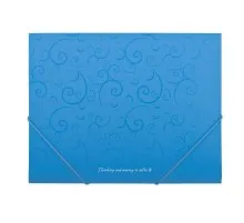 Папка на резинках Buromax А5, BAROCCO, sky-blue (BM.3902-14)