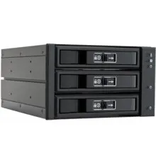 Бекплейн Chieftec 2x5.25"/3x3.5" Hot-Swap Aluminium (CBP-2131SAS)