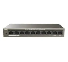 Комутатор мережевий Tenda TEF1110P-8-63W