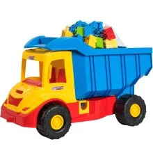 Машинка для дітей Tigres "Multi truck" вантажівка з конструктором жовтий (39221)