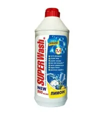 Засіб для ручного миття посуду Super Wash Лимон 500 мл (4820096036259)