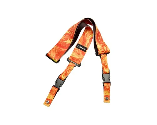 Ремінь для гітари DiMarzio Steve Vai ClipLock Orange Universe (DD2245)