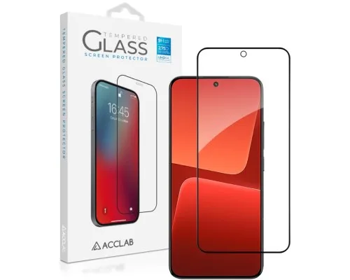 Скло захисне ACCLAB Full Glue Xiaomi 13 Black (1283126559297)